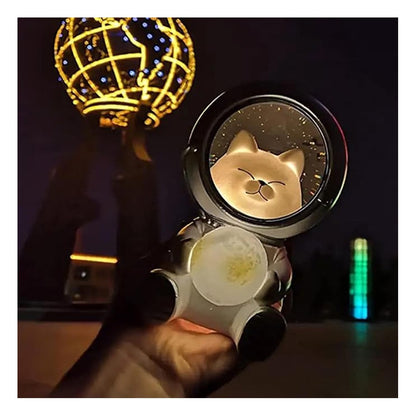 Lámpara Gatito Astronauta – Luz Mágica Decorativa para Habitación